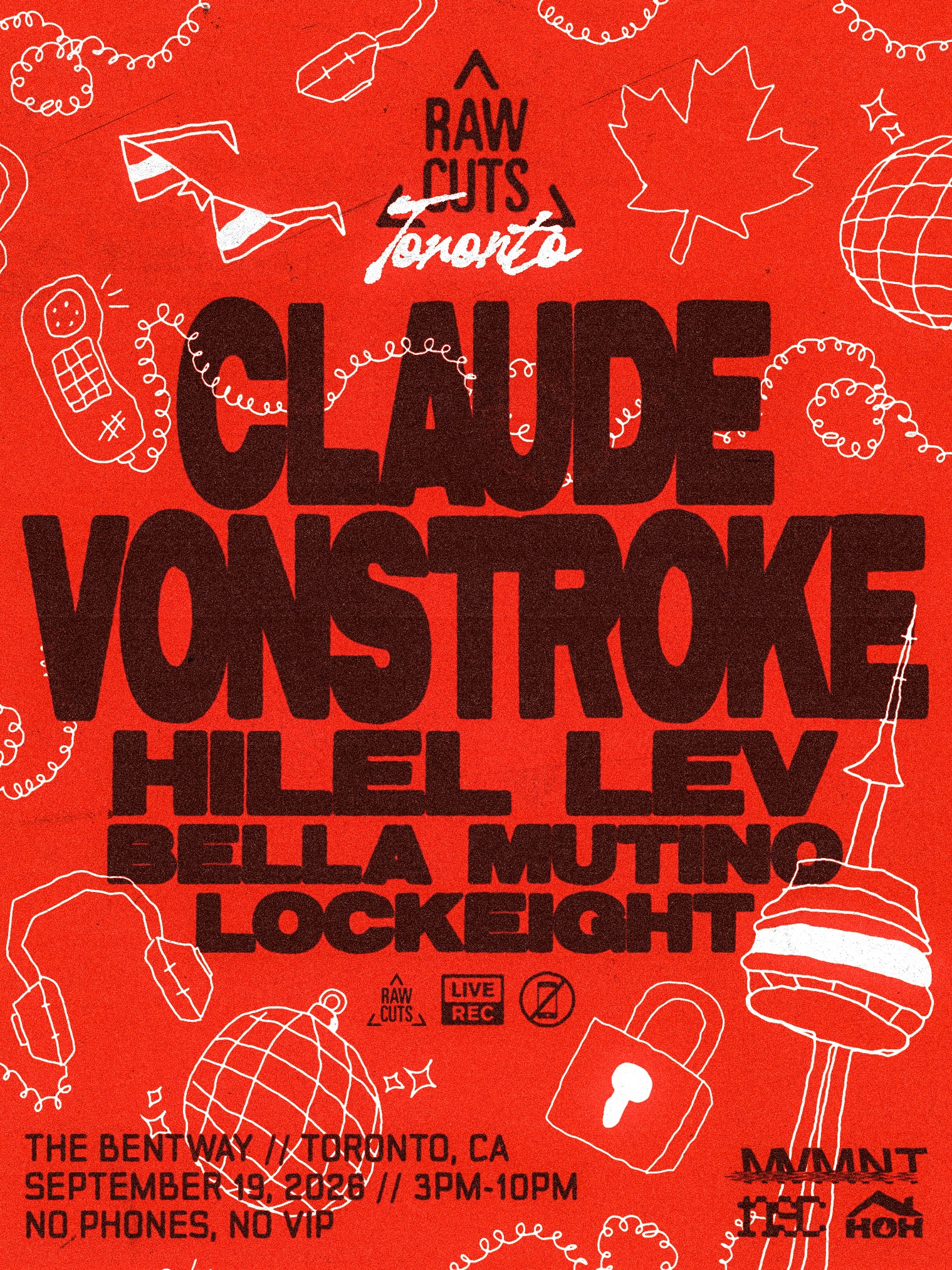 CLAUDE VONSTROKE flyer